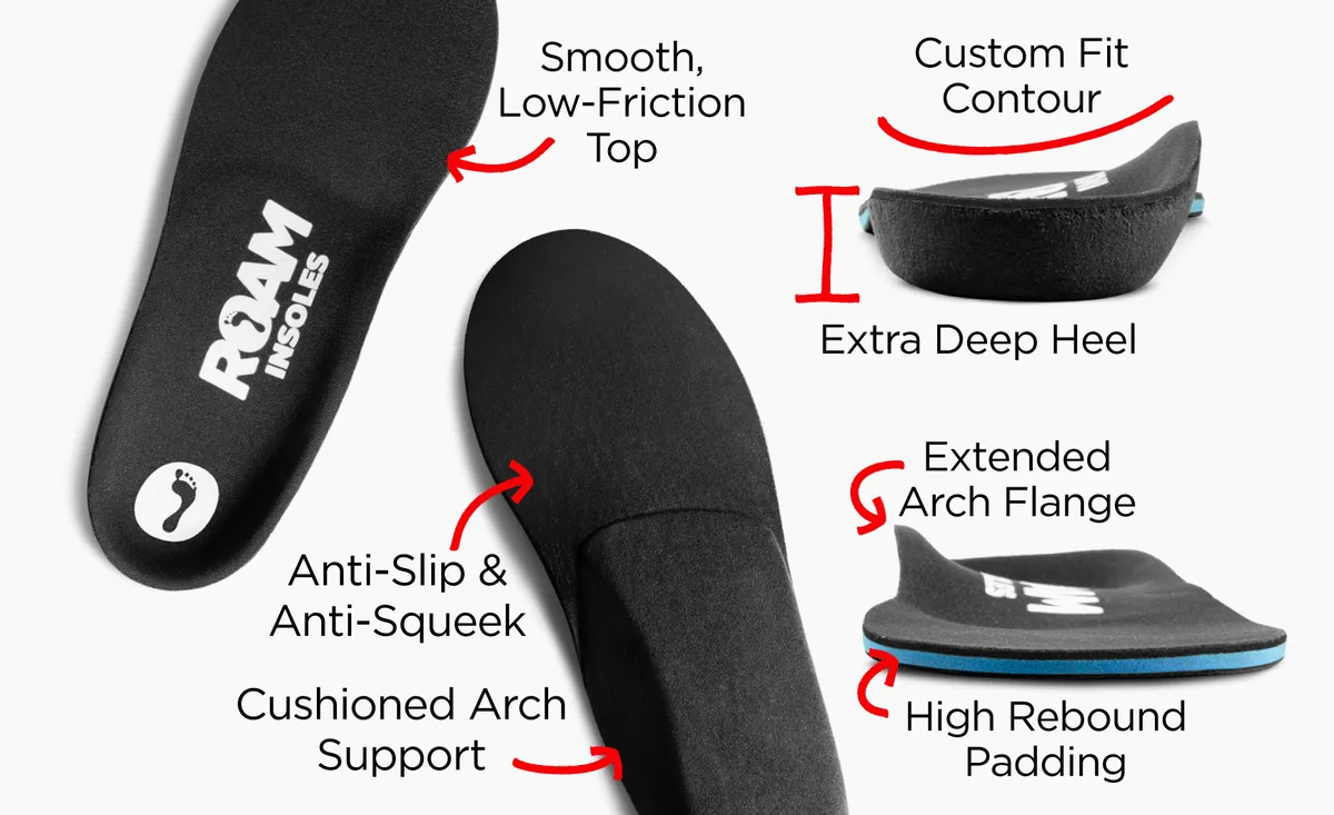 Flat Feet Orthotic Insoles features