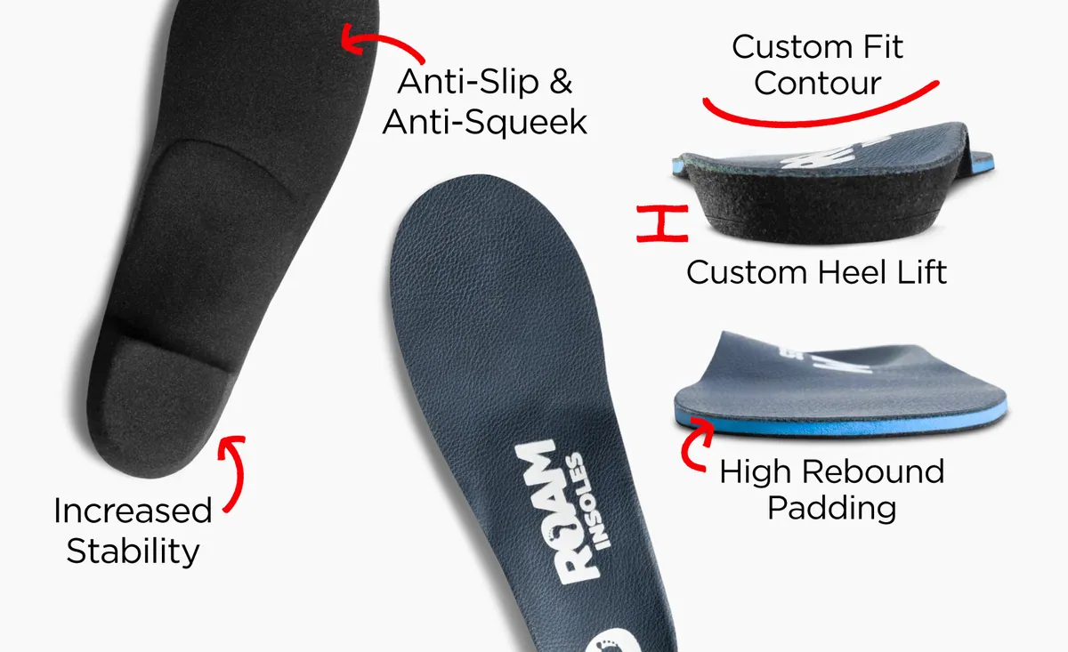 Limb Length Discrepancy Orthotic Insoles features